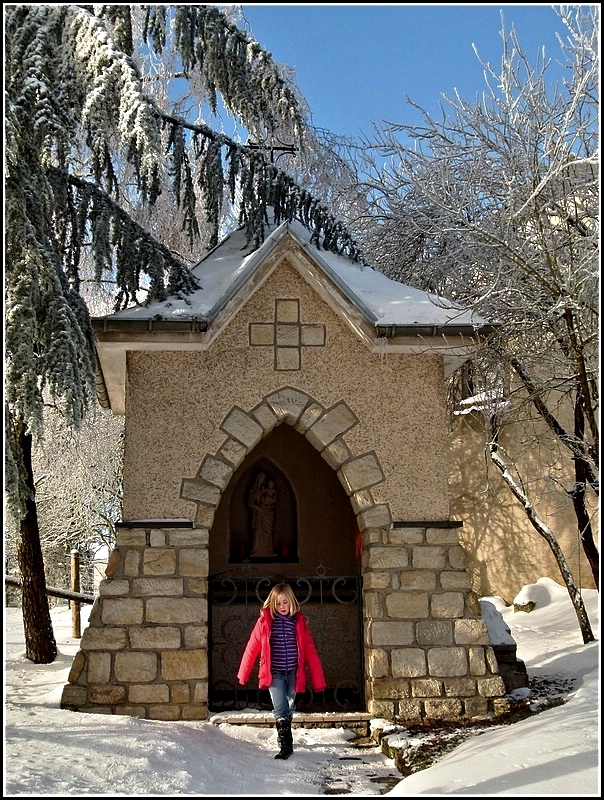 Besuch der kleinen Kapelle in Berl� am 31.12.2010. (Jeanny)