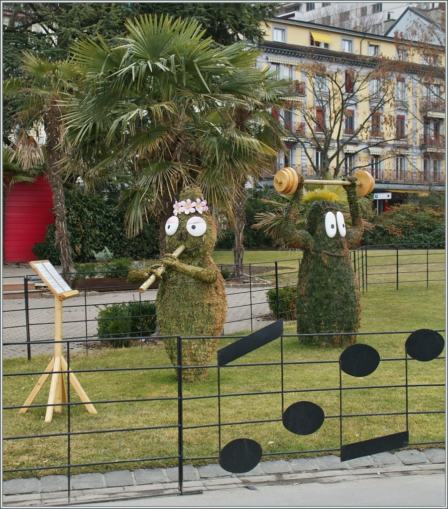 Diese Figuren erfreuen in Montreux nicht nur die Kleinen...
26.02.2012
