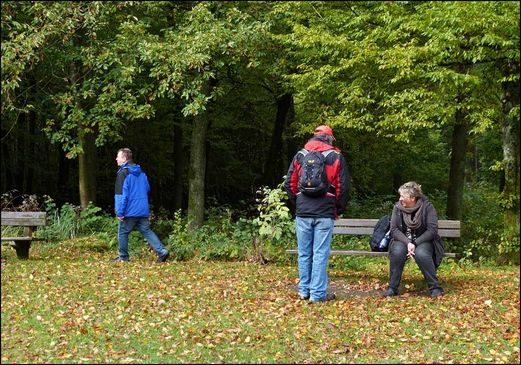 Und tsch�s... Armin macht sich auf den Weg ins Lavaux. 14.10.2012 (Jeanny)