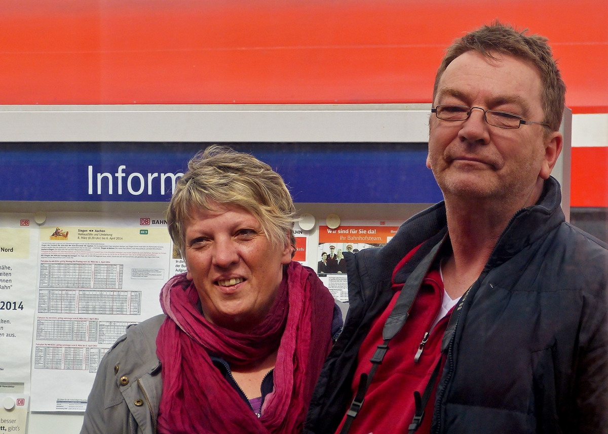 . Der letzte Blick auf die lieben Hellertaler am 24.03.2014 in Au/Sieg. Etwas traurig sehen sie schon aus... (Jeanny)