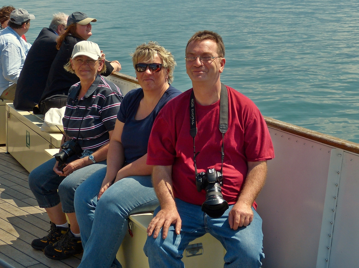 . Drei Jahre her und doch unvergessen - Zuerst wurde bei 30� im Schatten und ohne Sonnencr�me auf dem  kleinen  See geschwitzt. 26.05.2012 (Hans)