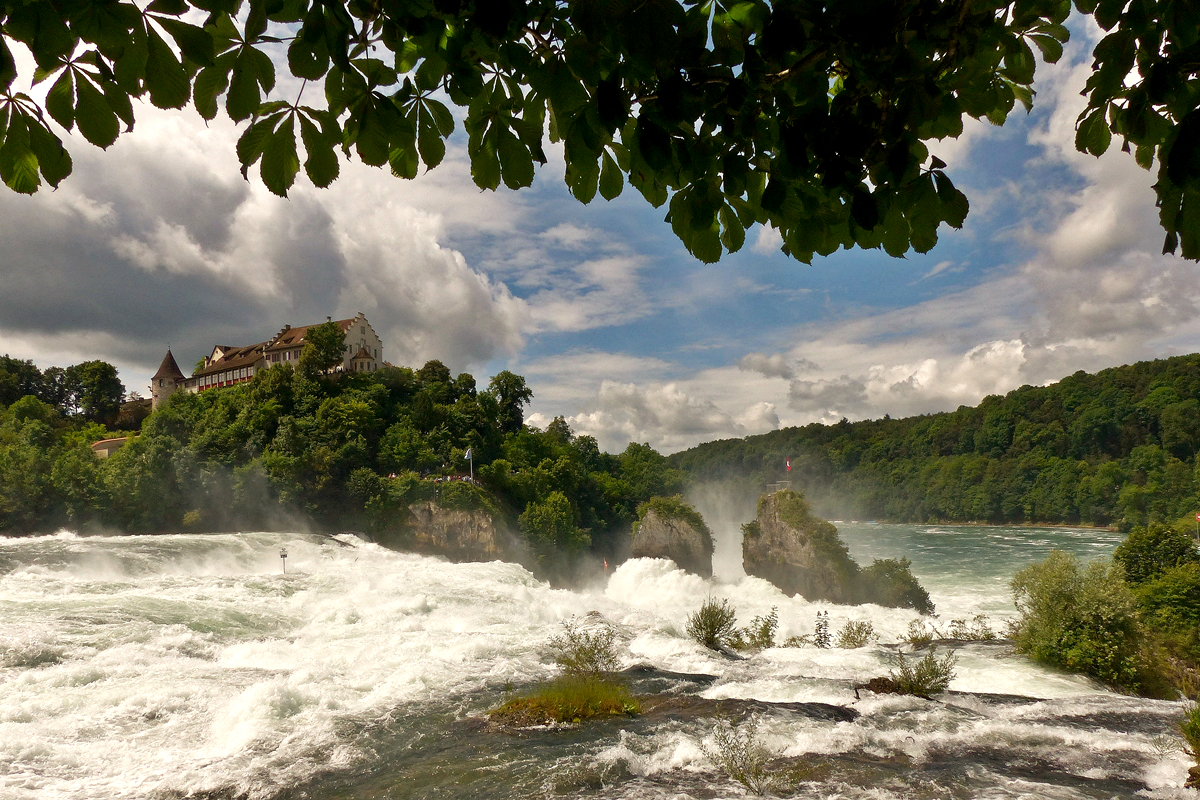 . Eine Impression vom Rheinfall in Neuhausen. 18.06.2016 (Jeanny)