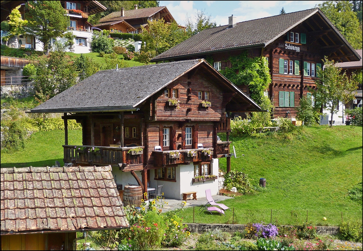 . Sch�ne Erinnerungen f�r Margaretha und Armin: B&B Spycher Brienz. 27.09.2013 (Hans)