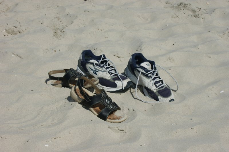 Sand in die Schuhe bekommen, das bedeutet in Florida dass man wieder zur�ck kommt. Dasselbe gilt auch f�r R�gen.
(Juni 2009)