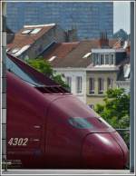 Thalys mitten im Wohngebiet.