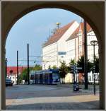 Durchblick in Rostock.