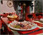 Ein Tessinerteller ist ein gutes Mittagessen, wenn man am Abend noch gerne essen gehen m�chte.