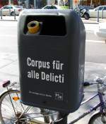 Serie Berliner M�lleimer VI: Corpus fr alle Delicti.