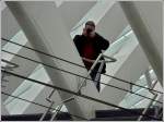 Was machen die Bahnfotografen, wenn kein Zug kommt im Bahnhof Li�ge Guillemins?...