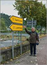 F�r Stefan ganz klar:hier geht es nach Luxembourg!  (25.09.2012)
