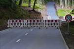 Straßen Baustelle.