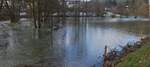 Hochwasser in Norden von Luxemburg.