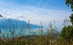   Blick Auf den Genfersee am 27.05.2012 zwischen Blonay und Chamby.
