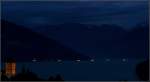Am Abend des 01.08.08 fuhren s�mtliche Schiffe des Thunersees im Konvoi �ber den See.