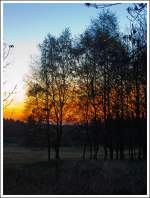 Sonnenuntergang am Westerwald....